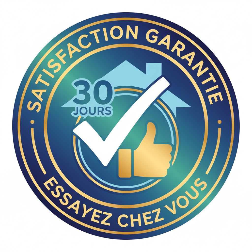 icone Satisfaction garantie 30 jours pour essayer chez vous (français)